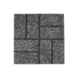Vigoro 16 in. x 16 in. x 3/4 in. Black/Gray Blended Dual-Sided Rubber Paver (60-Pack)