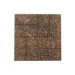 Vigoro 16 in. x 16 in. x 3/4 in. Black/Tan Blended Dual-Sided Rubber Paver (60-Pack)