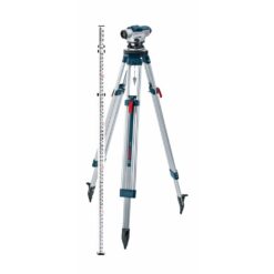 Bosch 8 in. Automatic Optical Level Kit with 26x Magnification Power Lens (5-Piece)