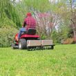 Brinly-Hardy 40 in. Tow-Behind Spike Aerator with with 3D Steel Tines for Lawn Tractors and Zero-Turn Mowers