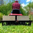 Brinly-Hardy 40 in. Tow-Behind Spike Aerator with with 3D Steel Tines for Lawn Tractors and Zero-Turn Mowers