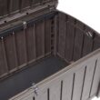 Keter Glenwood 101 Gal. Durable Resin Plastic Deck Box Outdoor Storage For Patio Lawn and Garden, Brown Keter Glenwood 101 Gal. Durable Resin Plastic Deck Box Outdoor Storage For Patio Lawn and Garden, Brown