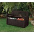 Keter Patio 60 Gal. Brown Resin Outdoor Storage Bench