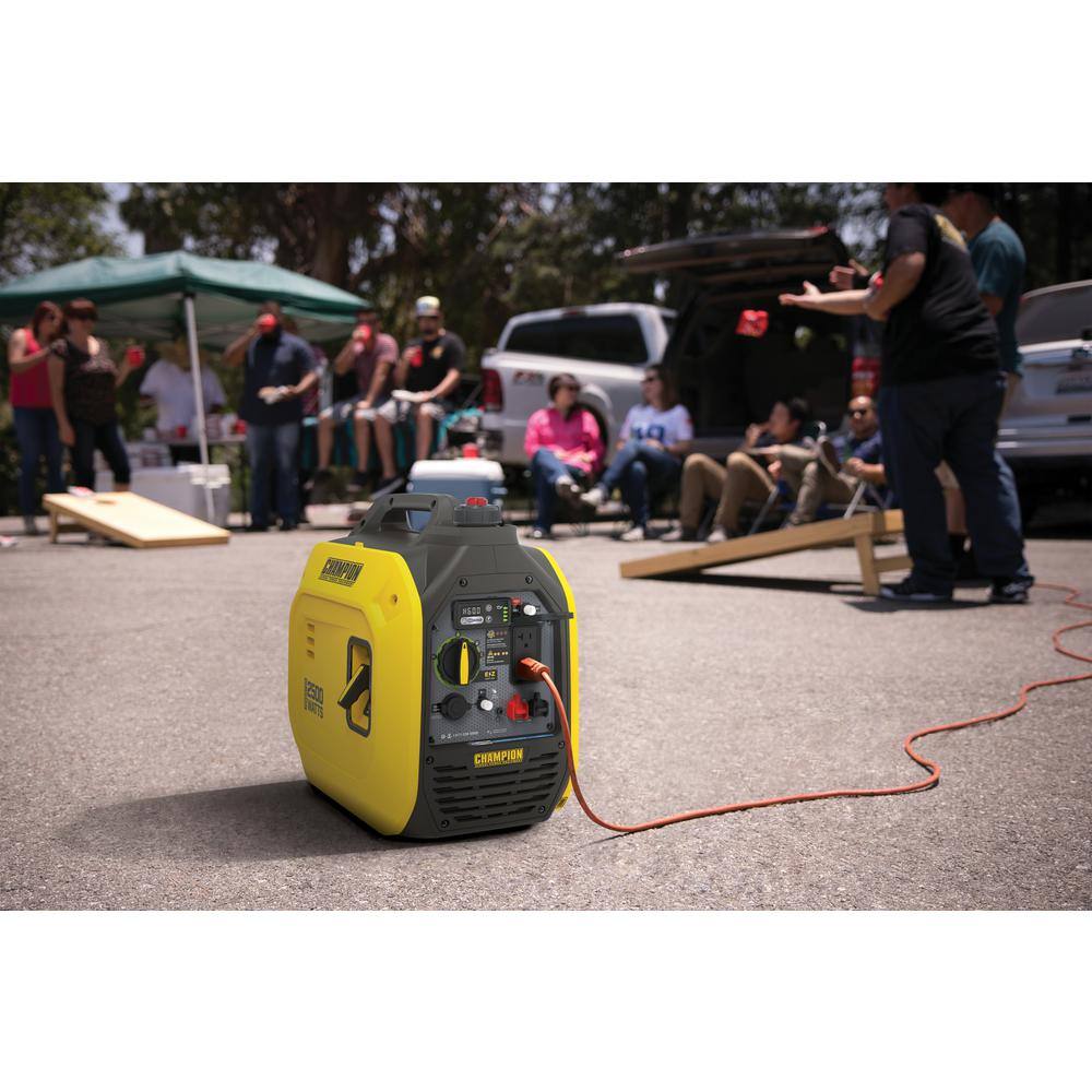 Champion Power Equipment 2500-Watt Recoil Start Gasoline Powered Inverter Generator with CO Shield and Quiet Technology Champion Power Equipment 2500-Watt Recoil Start Gasoline Powered Inverter Generator with CO Shield and Quiet Technology - Image 5