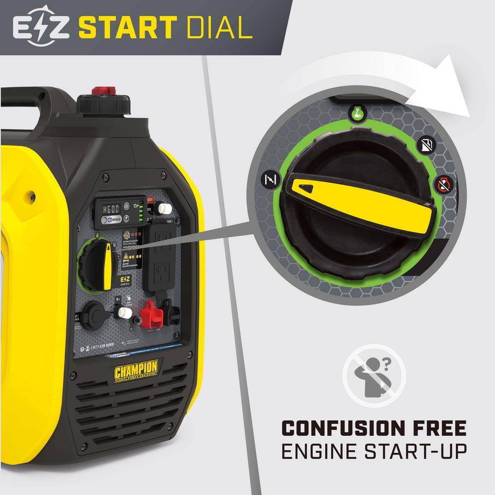 Champion Power Equipment 2500-Watt Recoil Start Gasoline Powered Inverter Generator with CO Shield and Quiet Technology Champion Power Equipment 2500-Watt Recoil Start Gasoline Powered Inverter Generator with CO Shield and Quiet Technology - Image 7