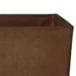 Arcadia Garden Products Contempo Tall Square 13 in. x 13 in. x 28 in. Chocolate PSW Pot