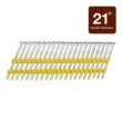 Grip-Rite 2-3/8 in. x 0.113 in. 21° Plastic Collated Exterior Galvanized Ring Shank Framing Nails 5000 per Box