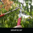 Corona XSeries 2 - 1/4 in. Cut Capacity High Carbon Steel Blade With Non Slip Grips Bypass Lopper