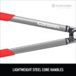 Corona DualCUT 4 in. Forged Steel Blade with Lightweight Steel Core Handles Bypass Lopper