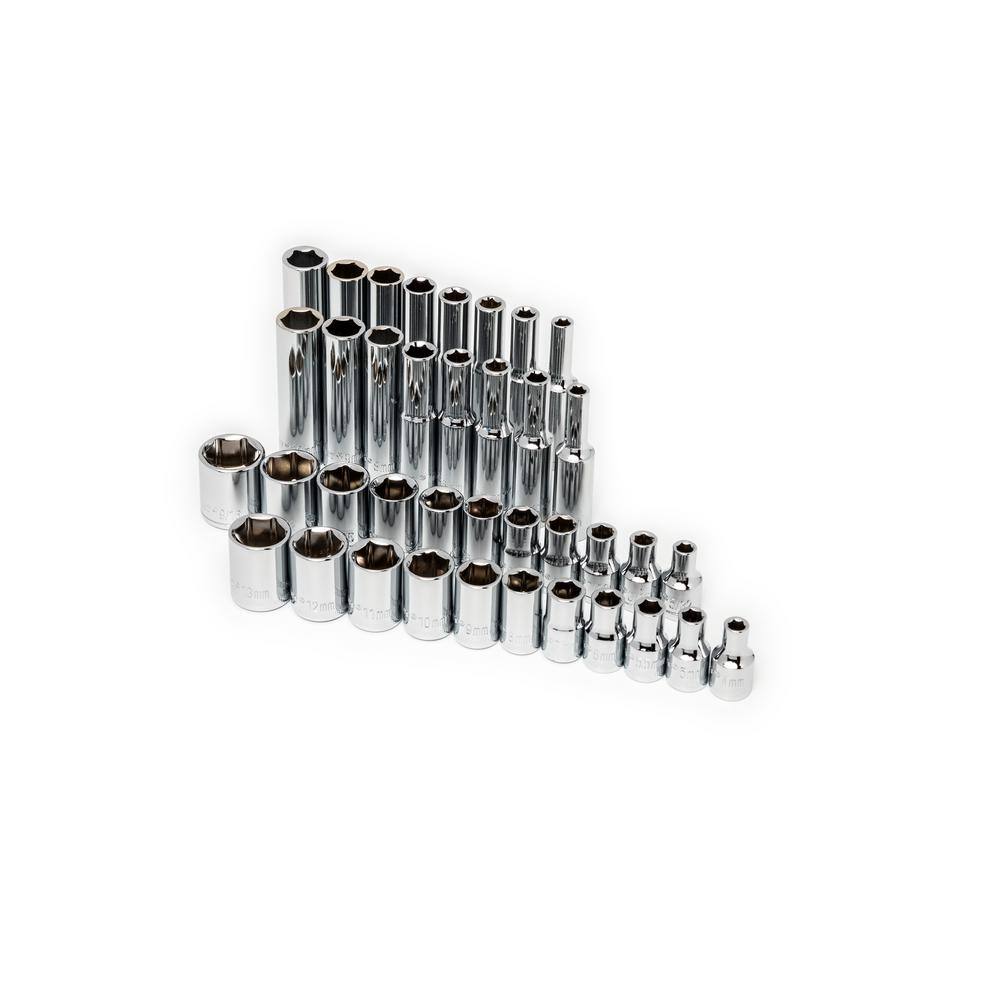 Crescent 1/4 in. and 3/8 in. Drive 6 and 12-Point Standard and Deep SAE/Metric Mechanics Tool Set with Case (180-Piece) Crescent 1/4 in. and 3/8 in. Drive 6 and 12-Point Standard and Deep SAE/Metric Mechanics Tool Set with Case (180-Piece) - Image 10