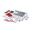 Crescent 1/4 in. and 3/8 in. Drive 6 and 12-Point Standard and Deep SAE/Metric Mechanics Tool Set with Case (180-Piece)