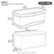 Lifetime 130 Gal. Heavy-Duty Outdoor Resin Storage Deck Box