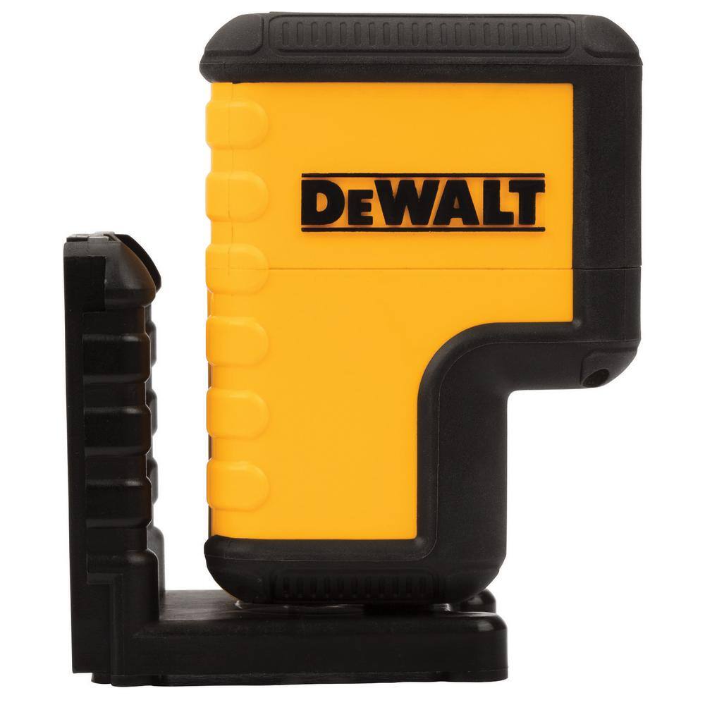 DEWALT 100 ft. Red Self-Leveling 3-Spot Laser Level with (2) AA Batteries & Case DEWALT 100 ft. Red Self-Leveling 3-Spot Laser Level with (2) AA Batteries & Case