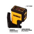 DEWALT 100 ft. Red Self-Leveling 3-Spot Laser Level with (2) AA Batteries & Case DEWALT 100 ft. Red Self-Leveling 3-Spot Laser Level with (2) AA Batteries & Case