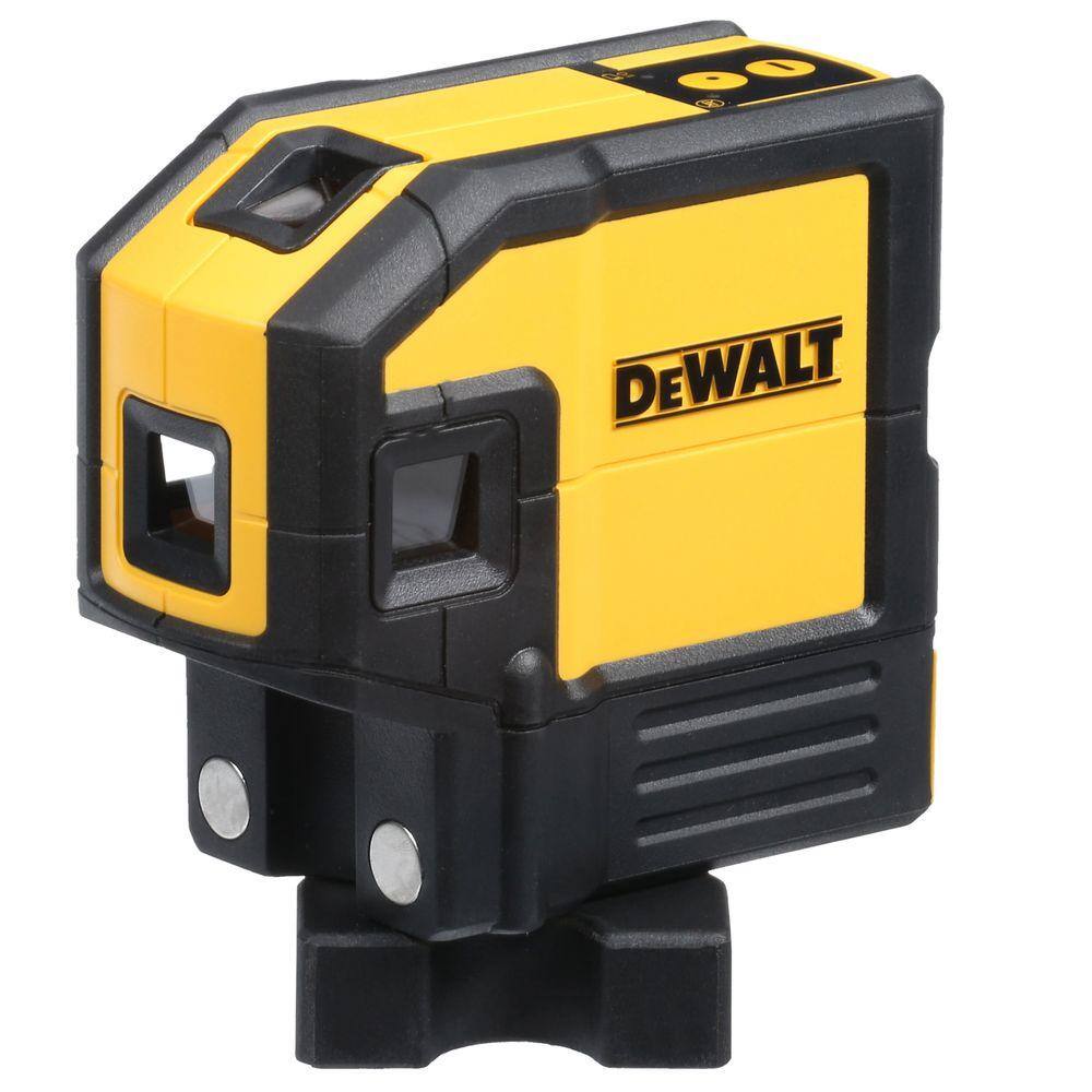 DEWALT 165 ft. Red Self-Leveling 5-Spot & Horizontal Line Laser Level with (3) AA Batteries & Case DEWALT 165 ft. Red Self-Leveling 5-Spot & Horizontal Line Laser Level with (3) AA Batteries & Case - Image 4
