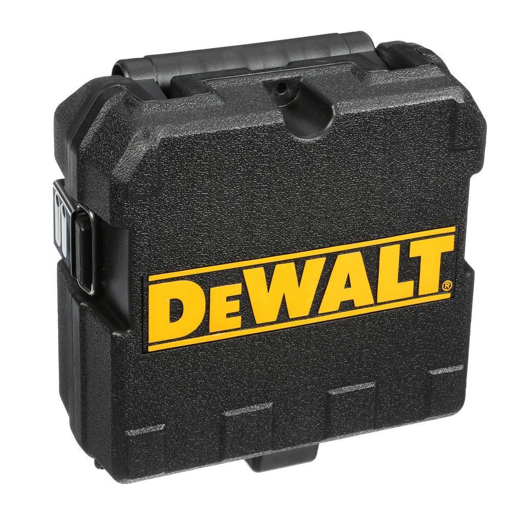 DEWALT 165 ft. Red Self-Leveling 5-Spot & Horizontal Line Laser Level with (3) AA Batteries & Case DEWALT 165 ft. Red Self-Leveling 5-Spot & Horizontal Line Laser Level with (3) AA Batteries & Case - Image 6