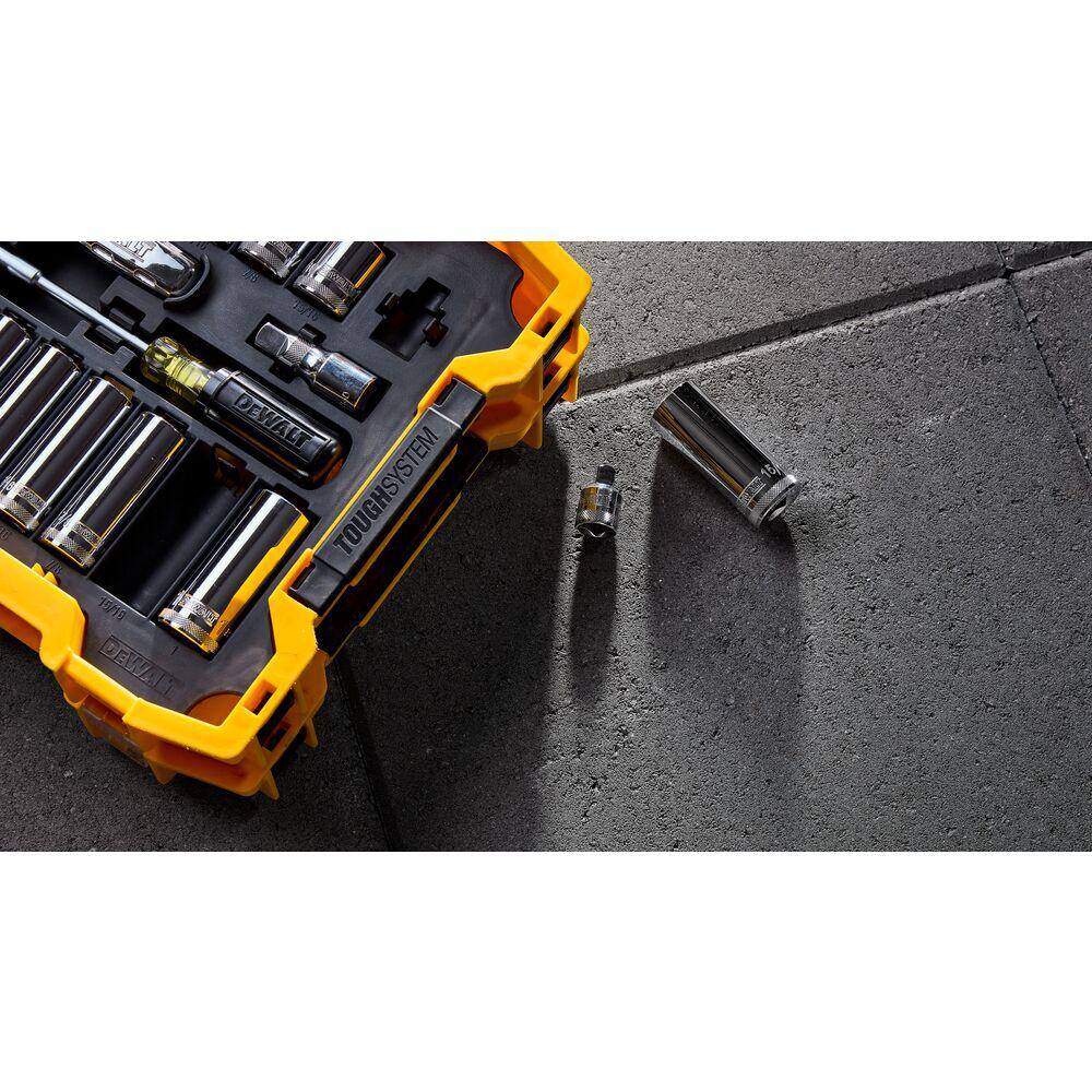 DEWALT 3/8 in. and 1/2 in. Drive Mechanics Tool Set with Toughsystem Trays (85-Piece) DEWALT 3/8 in. and 1/2 in. Drive Mechanics Tool Set with Toughsystem Trays (85-Piece) - Image 3