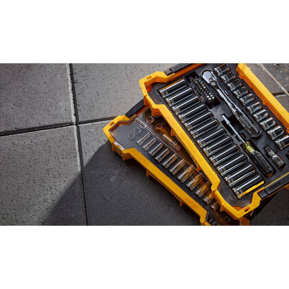 DEWALT 3/8 in. and 1/2 in. Drive Mechanics Tool Set with Toughsystem Trays (85-Piece) DEWALT 3/8 in. and 1/2 in. Drive Mechanics Tool Set with Toughsystem Trays (85-Piece) - Image 5