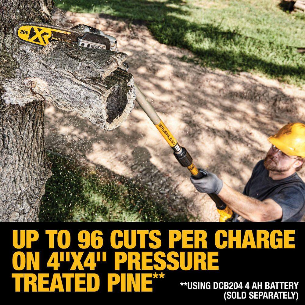 DEWALT 20V MAX Cordless Lithium-Ion Pole Saw and Pole Hedge Trimmer Combo Kit with (1) 4.0 Ah Battery and Charger DEWALT 20V MAX Cordless Lithium-Ion Pole Saw and Pole Hedge Trimmer Combo Kit with (1) 4.0 Ah Battery and Charger - Image 5