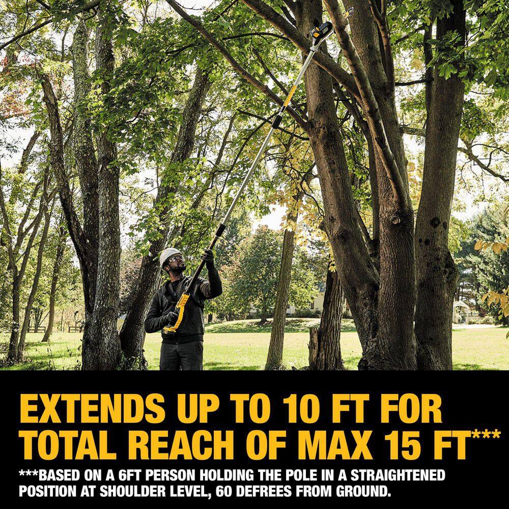 DEWALT 20V MAX Cordless Lithium-Ion Pole Saw and Pole Hedge Trimmer Combo Kit with (1) 4.0 Ah Battery and Charger DEWALT 20V MAX Cordless Lithium-Ion Pole Saw and Pole Hedge Trimmer Combo Kit with (1) 4.0 Ah Battery and Charger - Image 6