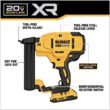 DEWALT 20V MAX XR Lithium-Ion Cordless 18-Gauge Narrow Crown Stapler Kit with 2.0Ah Battery, Charger and Contractor Bag DEWALT 20V MAX XR Lithium-Ion Cordless 18-Gauge Narrow Crown Stapler Kit with 2.0Ah Battery, Charger and Contractor Bag