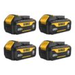DEWALT 20-Volt 3.0 Ah MAX Lithium-Ion Premium Battery Pack (4-Pack)