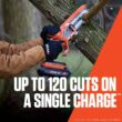 ECHO 56V 6 in. Brushless Cordless Battery Powered Handheld Mini Pruning Chainsaw Kit with 2.5Ah Battery and Compact Charger