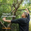 Fiskars 2 in. Cut Capacity Titanium Coated Steel Blade, 32 in. PowerGear2 Bypass Lopper with SoftGrip Handles