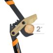 Fiskars 2 in. Cut Capacity Titanium Coated Steel Blade, 32 in. PowerGear2 Bypass Lopper with SoftGrip Handles