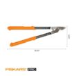Fiskars Pro 2 in. Cut Capacity High Carbon Steel Blade, 28 in. Bypass Lopper with SoftGrip Handles