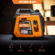 GENMAX 1600-Watt Recoil Start Gasoline Powered Inverter Generator Ultra Light-weight Super Quiet With 57CC OHV Engine GENMAX 1600-Watt Recoil Start Gasoline Powered Inverter Generator Ultra Light-weight Super Quiet With 57CC OHV Engine