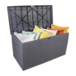Karl home 120 Gal. Grey Plastic Deck Box
