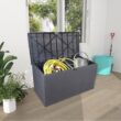 Karl home 120 Gal. Grey Plastic Deck Box
