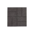 Vigoro 16 in. x 16 in. x 3/4 in. Gray Dual-Sided Rubber Paver (60-Pack)