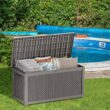 Yardgrace 260 Gal. Gray Outdoor Durable Storage Deck Box