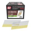 Grip-Rite 3 in. x 0.120 in. 21° Plastic Collated Exterior Galvanized Ring Shank Framing Nails 4000 per Box