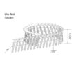 Grip-Rite 1-1/4 in. x 0.120 in. 15° Wire Collated Hot Galvanized Ring Shank Coil Roofing Nails 7200 per Box