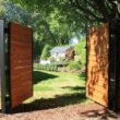 HOFT Gate Frame Kit 71 in. Black Aluminum for Horizontal Boards (hinges and locks sold separately)