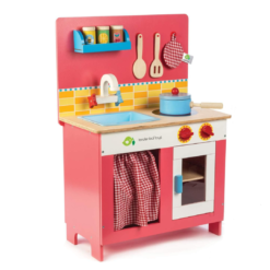 Tender Leaf Toys - Cherry Pie Kitchen - Modern Play Kitchen