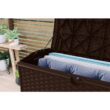 Suncast 72 Gal. Plastic Wicker Deck Box