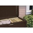 Suncast Java 134 Gal. Plastic Wicker Deck Box