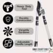 KINGS COUNTY TOOLS 26 in. Kings County Tools Bypass Lopper Tree Trimmer