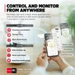 Kwikset HALO Select Touchscreen Wi-Fi and Matter Enabled Smart Lock Deadbolt in Satin Nickel