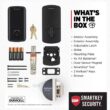 Kwikset HALO Select Touchscreen Wi-Fi and Matter Enabled Smart Lock Deadbolt in Matte Black
