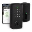 Kwikset HALO Select Touchscreen Wi-Fi and Matter Enabled Smart Lock Deadbolt in Matte Black