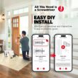 Kwikset HALO Select Touchscreen Wi-Fi and Matter Enabled Smart Lock Deadbolt in Matte Black