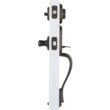 Kwikset Arlington Venetian Bronze Single Cylinder Door Handleset with Tustin Door Handle Featuring SmartKey Security