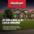 Kwikset San Clemente Matte Black Single Cylinder Low Profile Door Handleset with Halifax Handle Featuring SmartKey Security