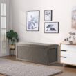 Decksplore 260 Gal. Light Brown Resin Storage Deck Box for Outdoor lndoor