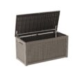 Decksplore 260 Gal. Light Brown Resin Storage Deck Box for Outdoor lndoor